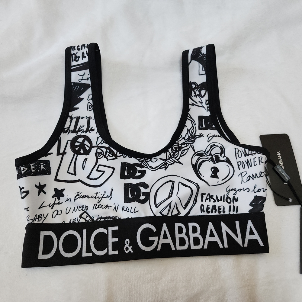 Dolce & Gabbana Black and White Women's Top